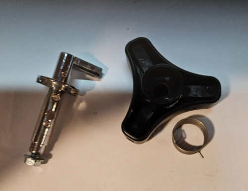 BLACK ROTARY KNOB for WASCOMAT MACHINES W75, W125, W185 part #007601