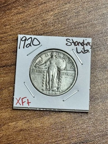 1920 P Standing Liberty Quarter Nice XF Extra Fine U.S. 25c Type Coin (Raw18286)