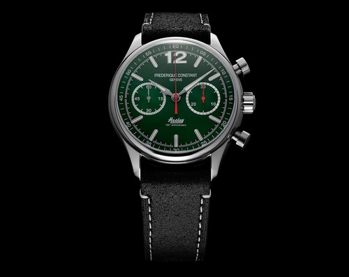 Frederique Constant cronógrafo reloj de pulsera para hombres FC-397HDGR5B6 - - Imagen 4 de 8
