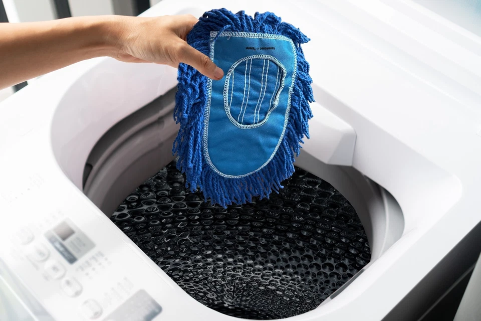 Triangle防尘拖把头-6 包-蓝色 — 第 4/4 张图片