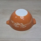 Pyrex Autumn Harvest Wheat Mixing Bowl Cinderella  #441 750 ML Orange 1978 VTG