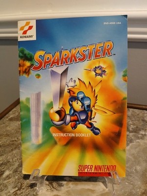 Konami Sparkster Instruction Manual Super Nintendo Entertainment System SNES