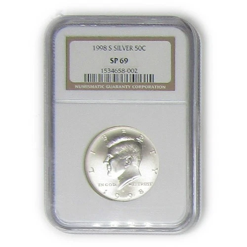 1998 S Kennedy Half Dollar SP 69 NGC Silver Matte 50c Coin SKU:I23530