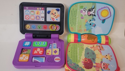 Toddler Toy Lot V-tech & Fisher Price Developmental Electronic Toys