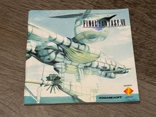 Final Fantasy VII Instruction Manual Booklet PlayStation 1 PS1 Authentic