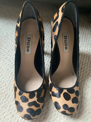 Dune Pony skin court shoes size 36 UK