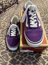 Pre Own Vans Old Skool Tillandsia Purple - Women's Size 6