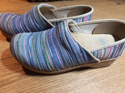 Womens Dansko Jute ''Pro Weave'' Artisan Clogs Sz 8 - EU38 Excellent Pre-owned Fsh