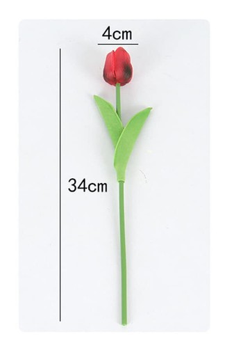 Artificial Tulips Flowers10 PCS Multicolor Fake Faux Tulip BouquetLatex Real ... - Picture 8 of 9