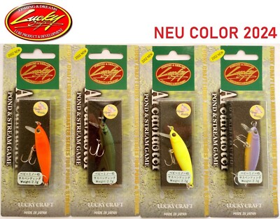 Lucky Craft Bevy Minnow 45SP Japan Wobbler, Köder, Forelle, Raubfische, Angeln