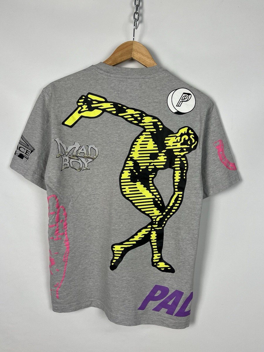 Palace Cannondale Mad Boy T Shirt Gray Size S | eBay