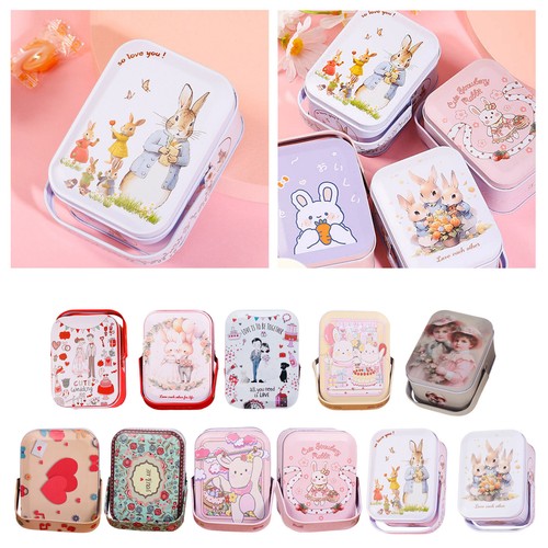 Easter Candy Jar Cookie Jar Elegant Metal Tinplate Empty Tins Jars Cookie Candy