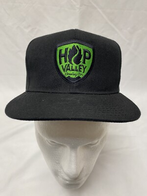 Hop Valley Brewing Co - Black Snapback Hat