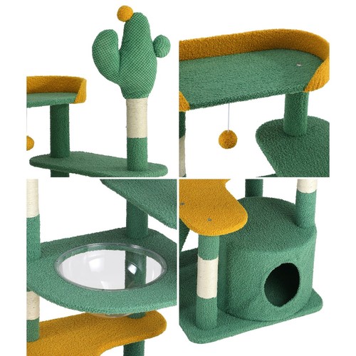Alopet Cat Tree Tower Scratching Post 144cm Pet Condo House Furniture Scratcher - Picture 3 of 10