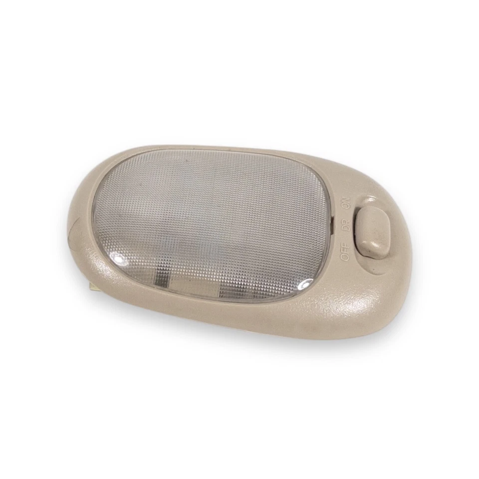 1995-1999 Hyundai Accent Tan Overhead Rear Center Dome Roof Map Light OEM - Image 2 of 4