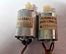 1 pc DC Motor Tool DC6V-12V 3mm shaft #PU58647 w/ pulley & screws, tested, pulls