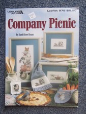 CROSS STITCH PATTERN COMPANY PICNIC  NO. 975  GREAT  **MUST SEE **