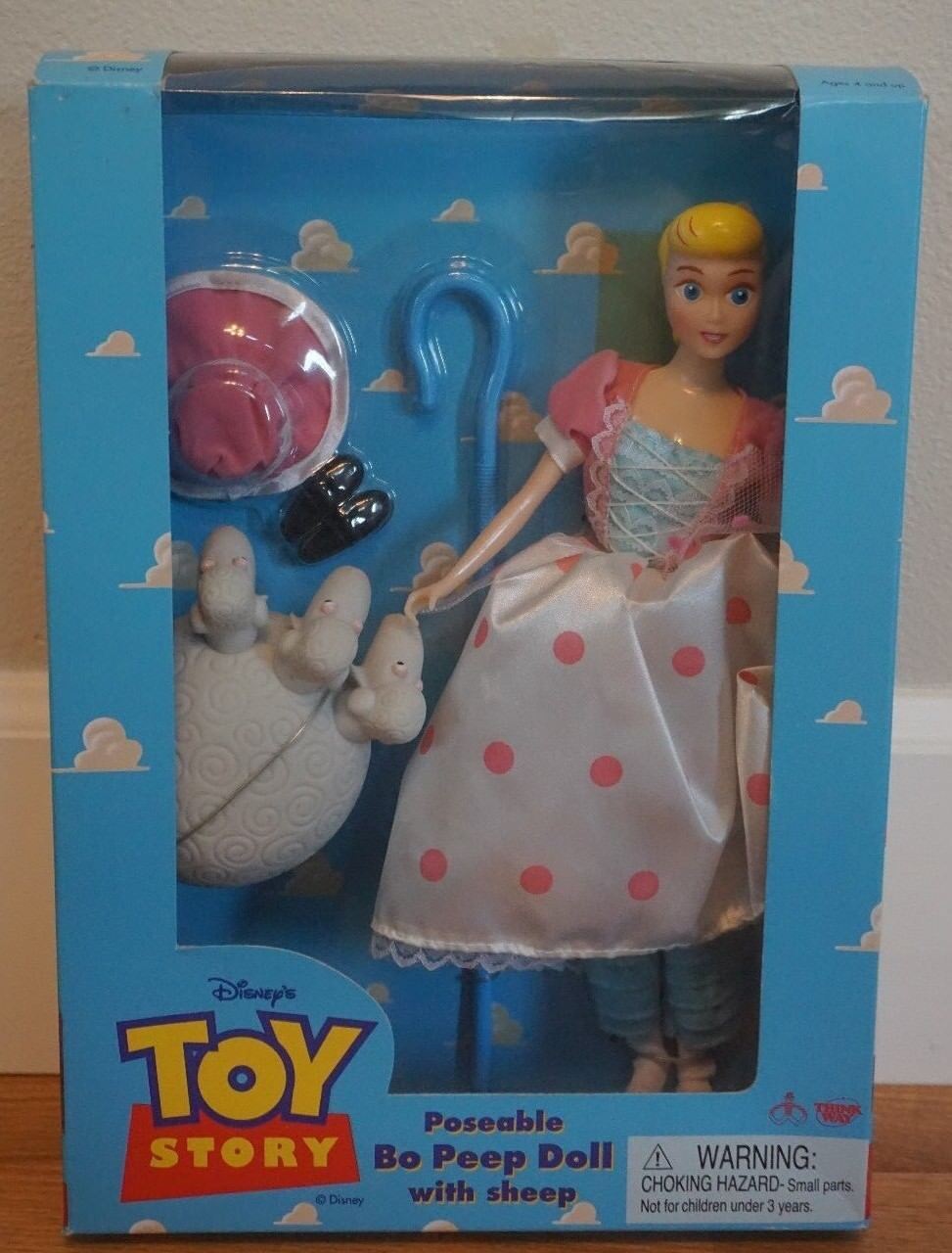 1995 Toy Story Thinkway Toys Poseable Bo Peep Doll W Sheep Nib Ebay 