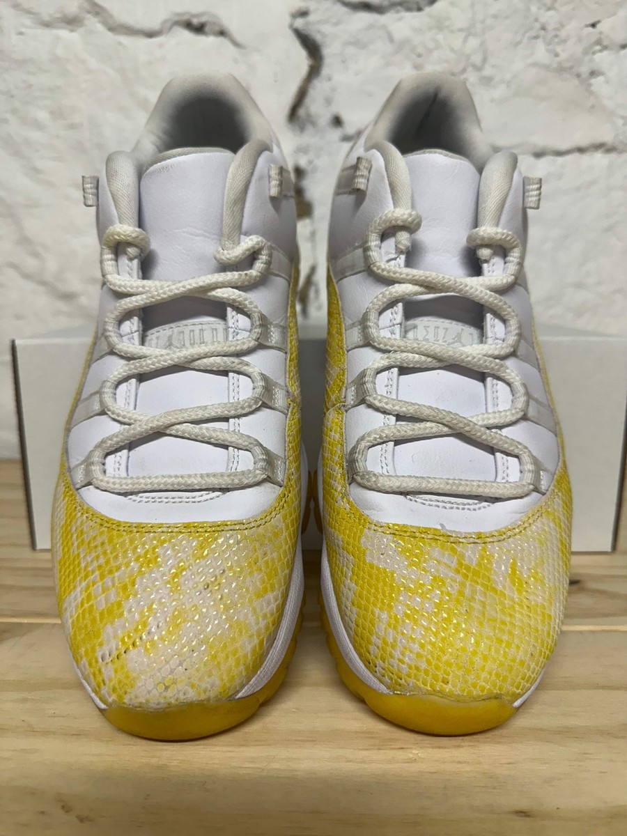 air jordan 11 low ジョーダン 11 ロー ヘビ柄 イエロー JD Sports Wrangle the Air Jordan 11 Low 'Yellow Snakeskin