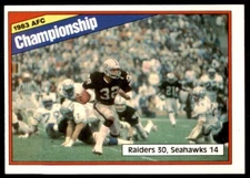 1984 Topps #7 1983 AFC Championship