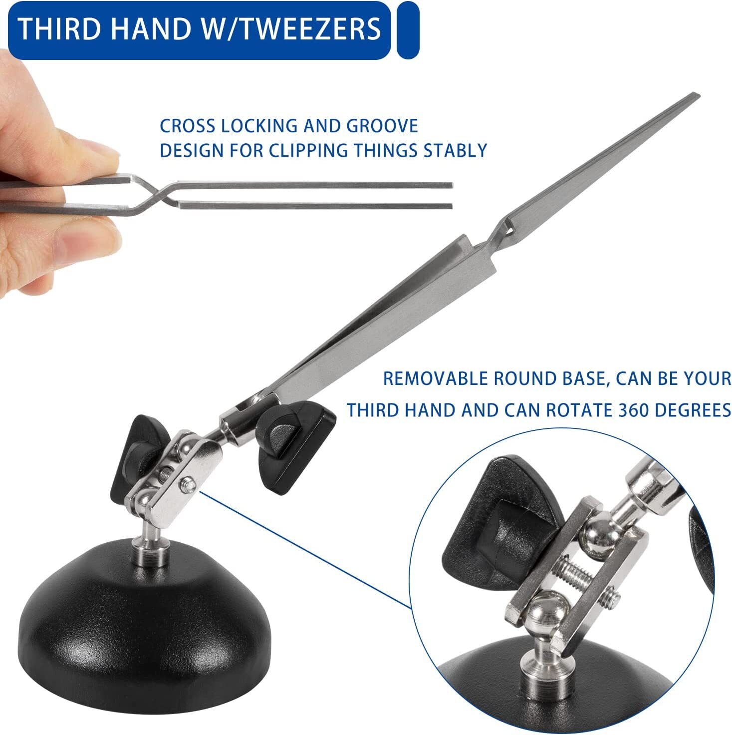 Jewelry Soldering Kit w/Butane Torch, Third Hand&Tripod for Beginner