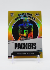 Christian Watson ROOKIE CARD /99 GOLD 