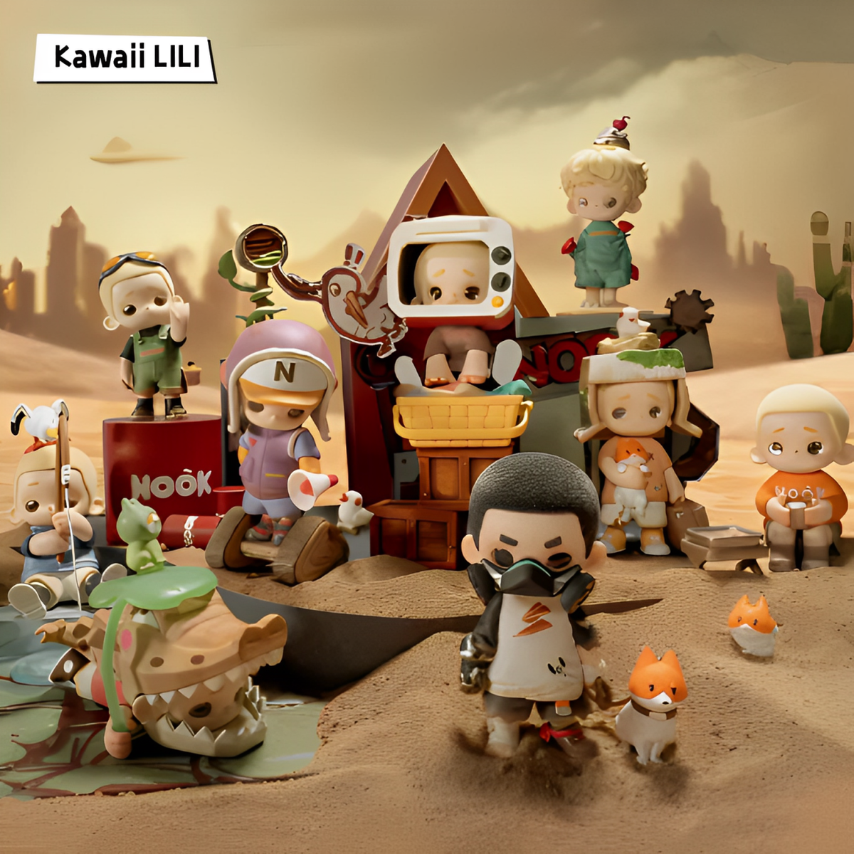 52TOYS Nook Wasteland Park Series Confirmed Blind Box Figure
