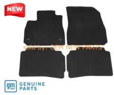 2016-2024 Chevrolet Malibu Floor Mats Set Front Rear Genuine OEM Black 84052213