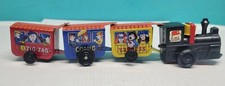 Zig Zag Train Wind-up Western Comic Express Vintage Litho Tin