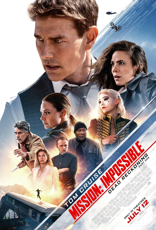 Mission Impossible poster - Tom Cruise poster, Dead Reckoning movie poster (a)