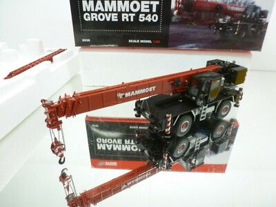 ミニカー 1/50 WSI Mammoet Grove RT540 1:50 Mammoet GROVE RT 540 Crane Construction Machine