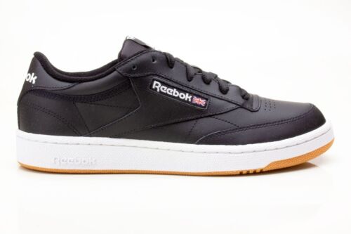 Reebok Club C 85 AR0458 Men's Sneaker Shoes Sneakers Black-White-Brown - Picture 1 of 6