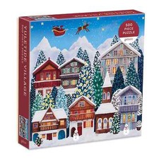 Yuletide Village 500 Piece Jigsaw Puzzle Galison New