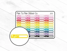 2213~~Tithes Tracker Planner Stickers.