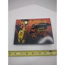 Vintage Asian Realm WorldWise Geography Family Card Game Homeschool Study 2001