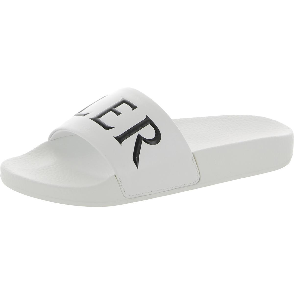 Женские шлепанцы Moncler Joleen из белой кожи для бассейна размер 36 средний B M BHFO 4022 20190₽