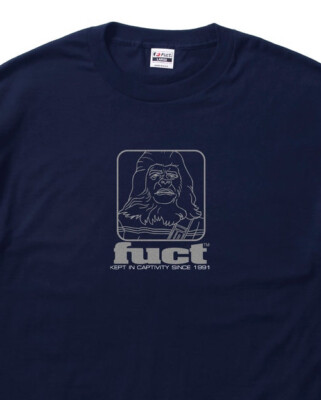 fuct Made in USA ?? Reflective Planet of the Apes Blue BEEFY T 