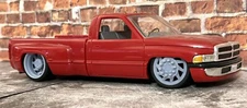 Resin 1/24 Scale:  26-inch “Shaker” Dually Wheels W/ Low Profile Tires