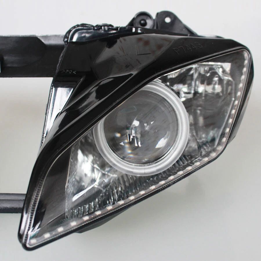 Headlight Assembly Projector Lamp Devil Angel Eye For Yamaha YZF R6 2008-2015 14 - Image 4 of 4