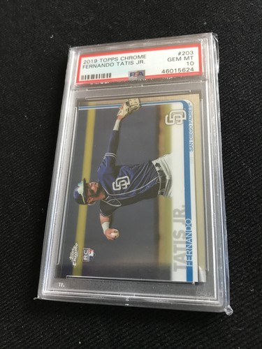 Fernando Tatis Jr. 2019 Topps Chrome #203 PSA 10 Rookie PSA 10