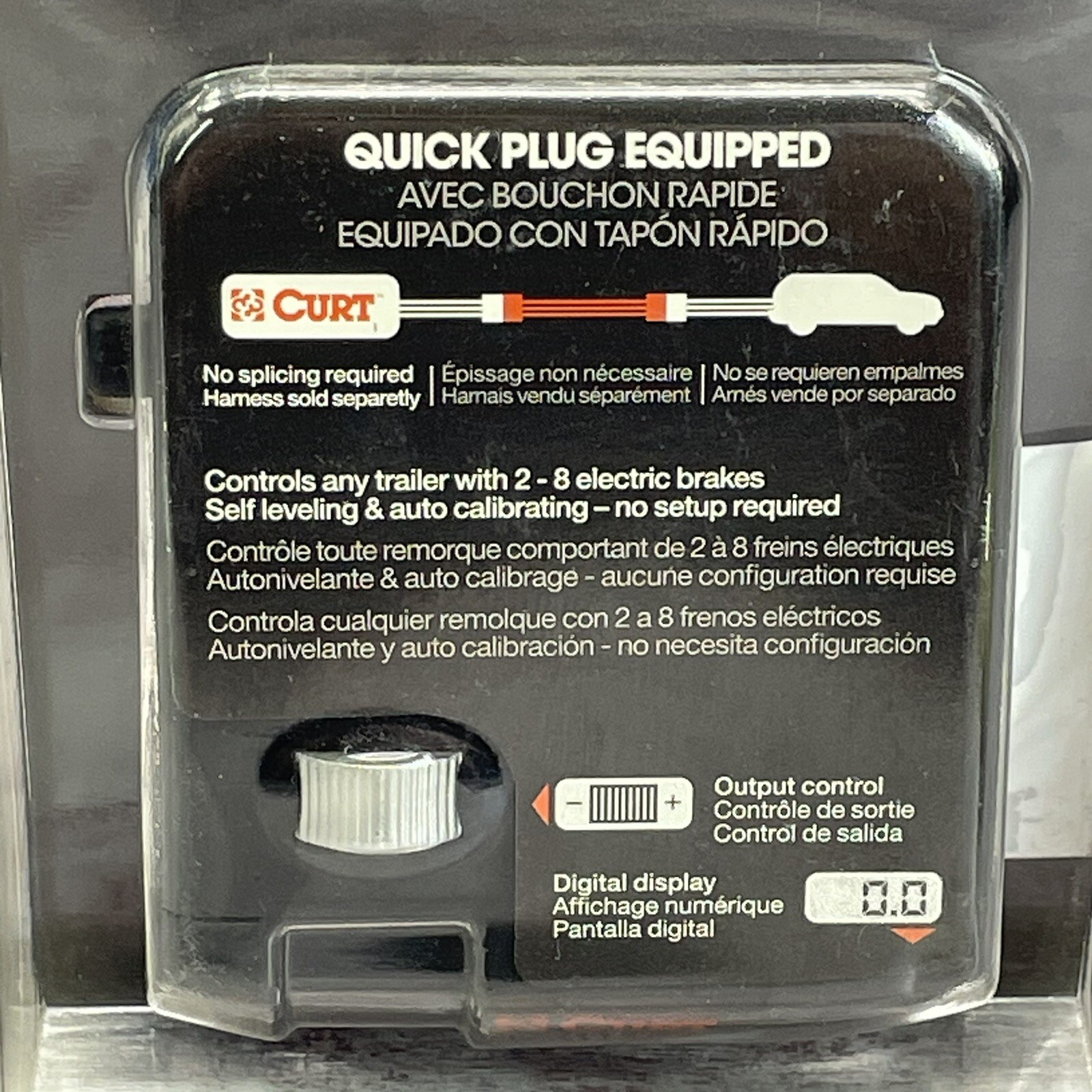 CURT 51140 TriFlex Electric Trailer Proportional Brake Controller New