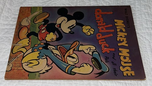 WALT DISNEY'S MICKEY MOUSE DONALD DUCK AND ALL THEIR FRIENDS 1937 WHITMAN 887 - Picture 12 of 15