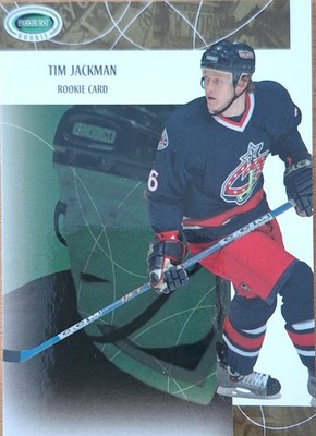 NHL Serial Numbered Card #'d 95/500 - Tim Jackman - Columbus Blue Jackets