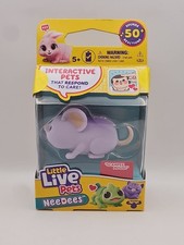 Little Live Pets SCAMPEE MOUSE NeeDees Interactive Pet Sounds, Brand New