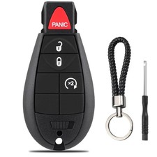 Key Fob Case Replacement for Dodge Ram 1500 2500 3500 4500 5500 2013 Black