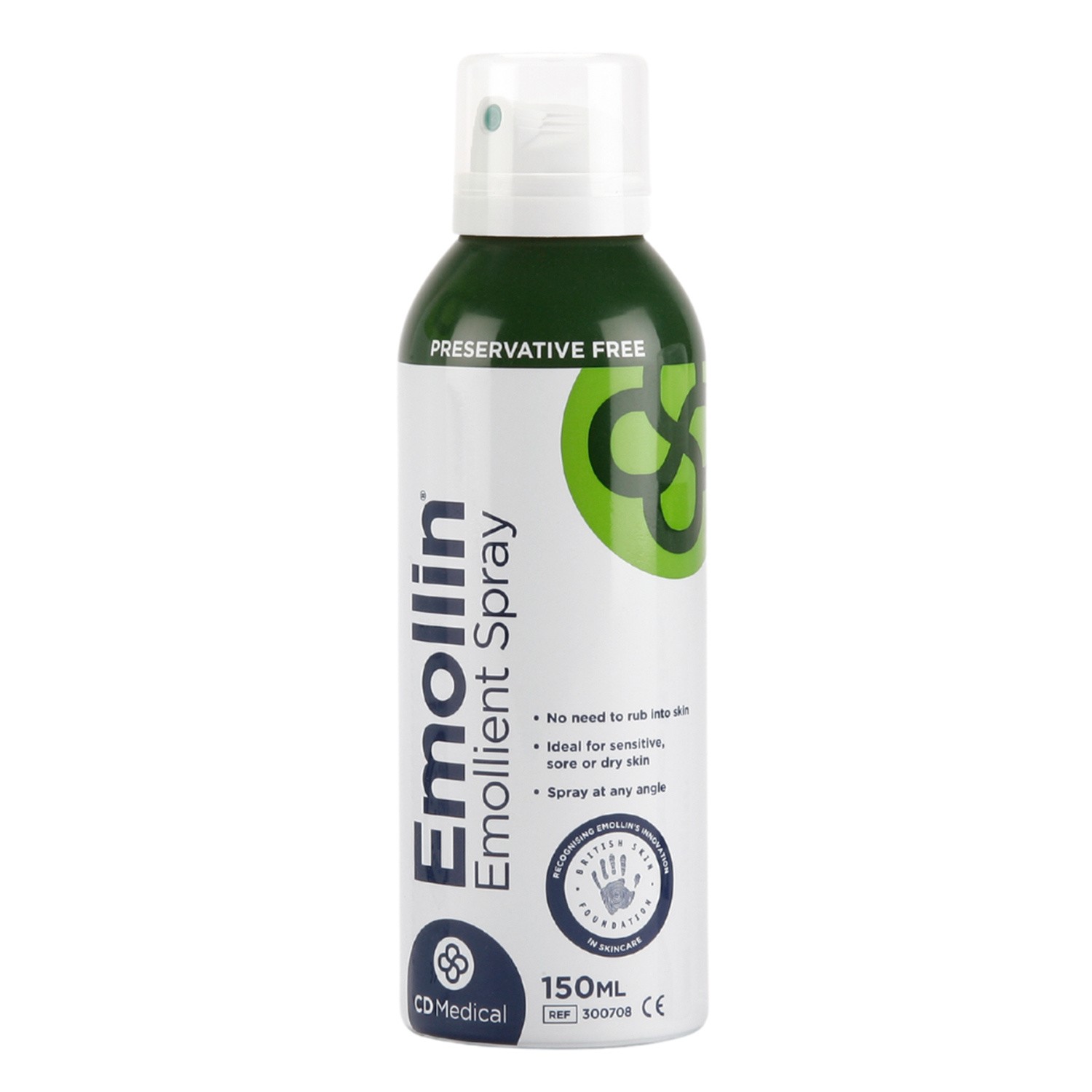 Emollin Emollient Spray 150ml Moisturising Relief for Dry Skin and Irritation