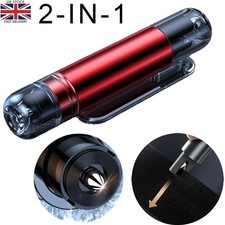 Car Window Breaker Flash Hammer, 2-in-1 Emergency Car Escape Tool with Cutter