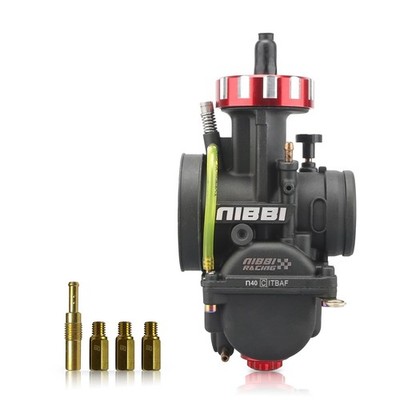 NIBBI PWK 40mm Carburetor with Three Main Jets and One Pilot Jet of Performan...