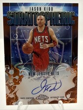 2025-26 Topps Chrome - Stratospheric Signatures Jason Kidd #SM-JK naranja/25