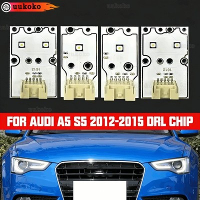 4pcs Headlight Circuit Board Light Source Board DRL For Audi A5 S5 2012-2015 LED